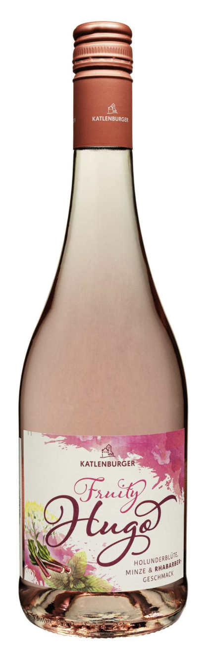 Напій на основі плодово-ягідного вина Fruity Hugo Rhabarber Cocktail 7% 0.75 л